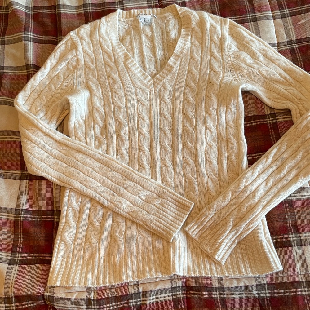 Cashmere sweater. So soft.